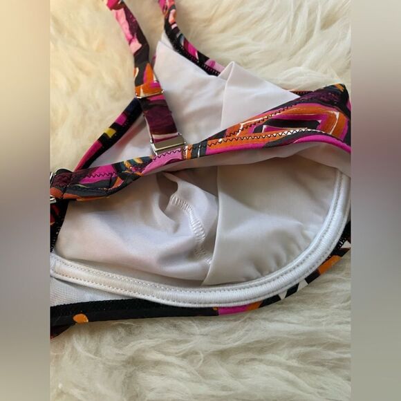 Antigel Lise Charmel Abstract Underwire Bikini Top D Cup - Picture 6 of 7